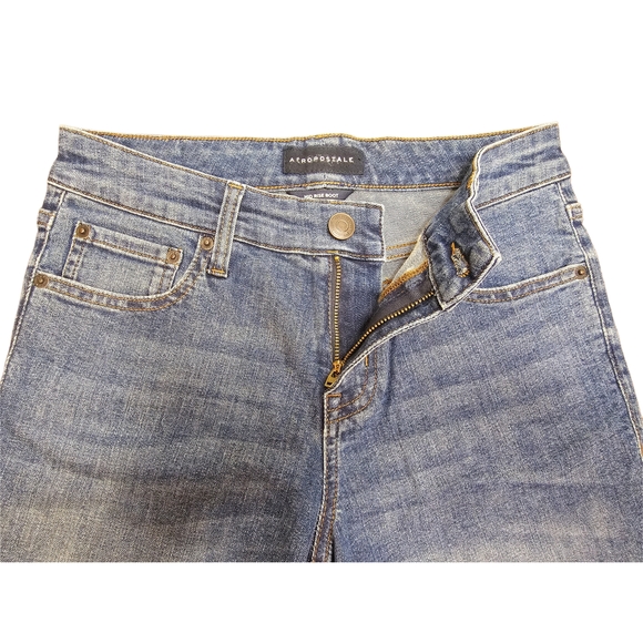 Aeropostale Women's Light Blue Boot Cut Jeans - Picture 3 of 8